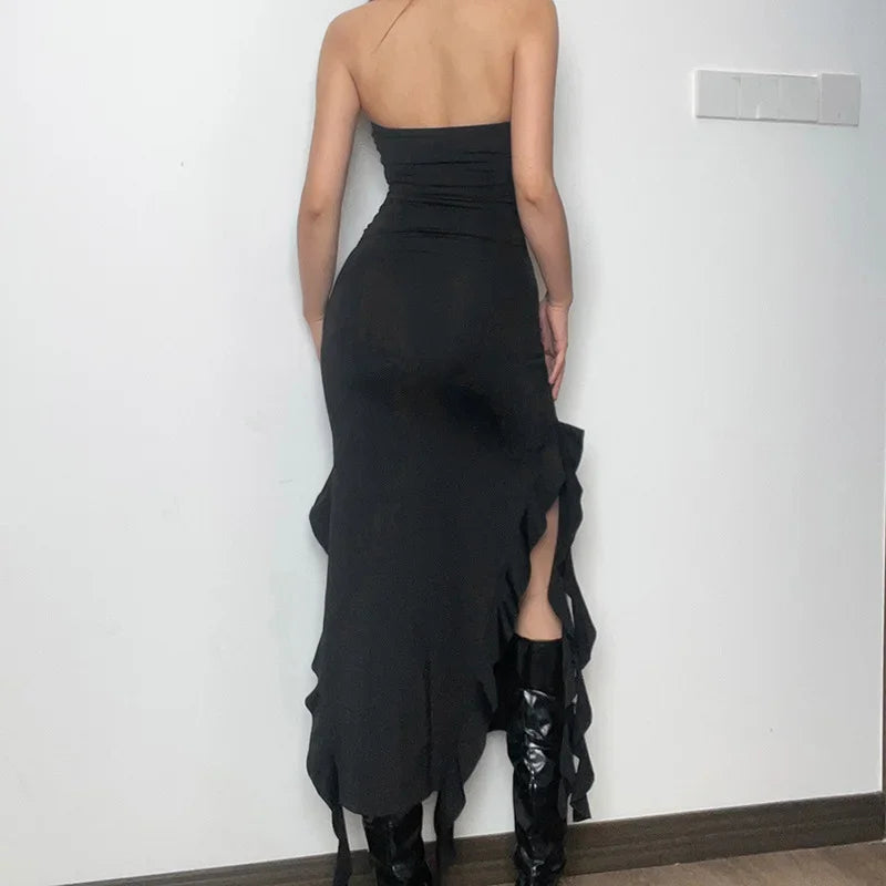 Robe Y2K Asymétrique Une Épaule – Style Sexy & Tendance Été